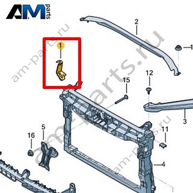 Держатель Volkswagen Jetta VII 2020-2024 17A804593Купить держатель 17A804593 Фольксваген Джетта VII 2020-2024- спец. Цена