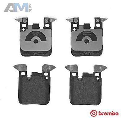 Задние тормозные колодки (P06087) Brembo для BMW 4 Серии 2013-2021 M (325-340)