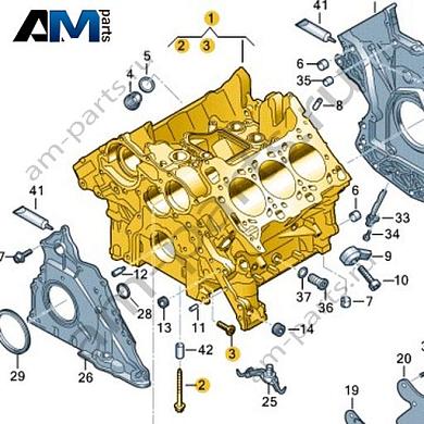 Блок цилиндров VAG 06M103011EQКупить блок цилиндров 06M103011EQ Фольксваген/Ауди/Шкода- акция