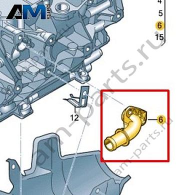 Ремонтный комплект для патрубка ОЖ VAG 0EJ998312Купить ремонтный комплект для патрубка ОЖ 0EJ998312 для Фольксваген/Ауди/Шкода на выгодных условиях