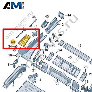 Крепление подрамника Volkswagen id3 2020-2024 1EA801772Купить крепление подрамника 1EA801772 для Фольксваген id3 2020-2024- выгодные цены