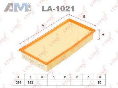 Воздушный фильтр LYNX для Touareg 2003-2010 2.5 TDI (163 л.с.) BPE BPD LA-1021