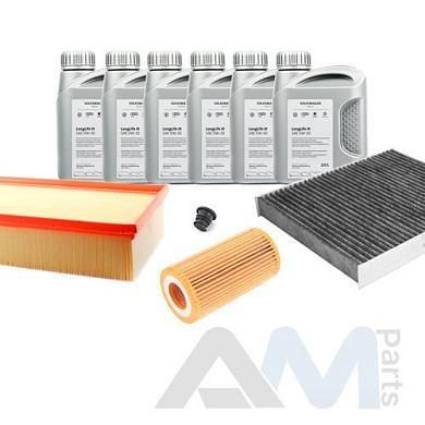 Набор для ТО-1/3 Тигуан II рестайлинг 2.0TSI с маслом 0W30 (допуск 502/505)