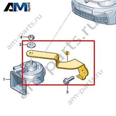 Кронштейн звукового сигнала Volkswagen id3 2020-2024 10A951182Купить кронштейн звукового сигнала 10A951182 для Фольксваген id3 2020-2024 на выгодных условиях