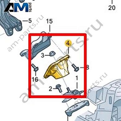 Опора для двигателя Volkswagen AMAROK 2017-2022 2H6199307Купить опору для двигателя 2H6199307 Фольксваген Амараок 2017-2022- спец. Цена