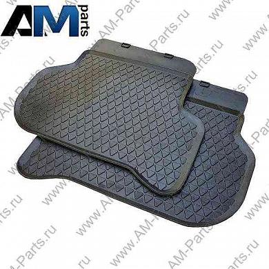 Ковры в салон задние резина Гольф Плюс 5M006151282V