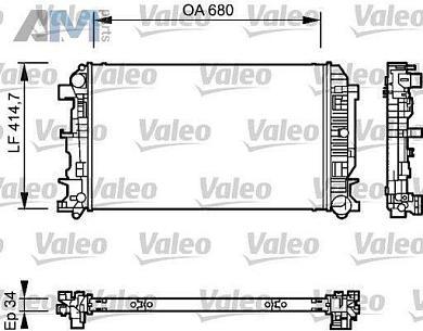 Радиатор системы охлаждения 735084 (VALEO) для автомобилей VAG аналог 2E0121253AЗаказать радиатор системы охлаждения 735084 производства VALEO для Фольксваген/Ауди/Шкода на выгодных условиях