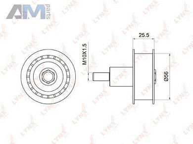 Ролик направляющий ГРМ LYNX для Golf VI 2008-2012 1.4TDI (80 л.с.) PB-3029