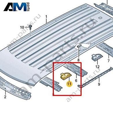 Кронштейн Volkswagen id-Buzz 2023-2024 1T3817289AКупить кронштейн 1T3817289A для Фольксваген id-Buzz 2023-2024- бесплатная доставка