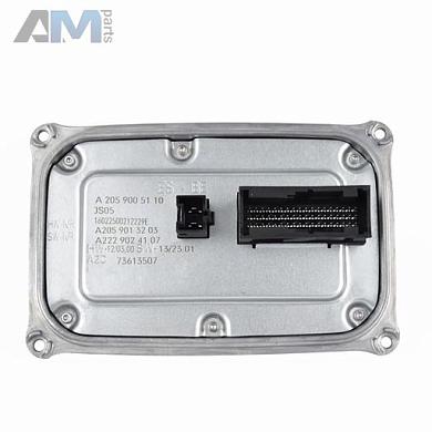 Блок управления наклона фар левый на Mercedes C W205 (2014-2023) A2059005110