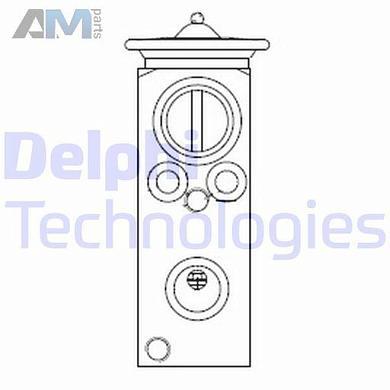 Расширительный клапан кондиционера (DELPHI) CB1012V для Mb ML 2011-2015 (W166) 350 (333 л.с.)