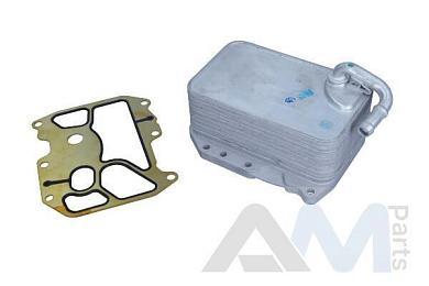 Масляный радиатор на Audi Q7 (4M) рестайлинг 3.0TDI CVMD 059117015K