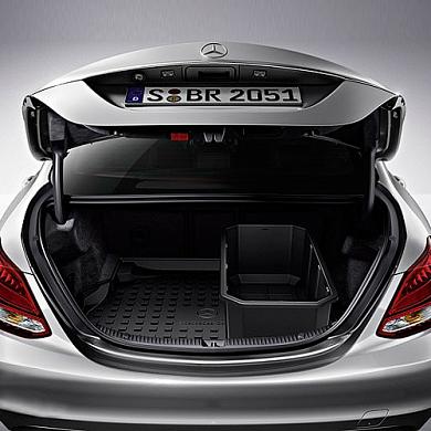 Коврик багажника с низкими бортами A2058140600 Мерседес С-класса W205 (2018-2023)