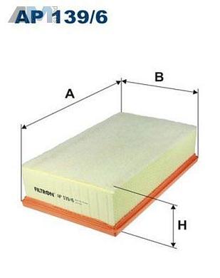 Воздушный фильтр Filtron AP139/6 на Audi Q3 (2018-2026) 2.0TDI
