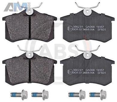 Задние тормозные колодки ABS 366231  Volkswagen B5 (1997-2005)