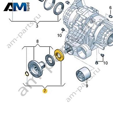 Ремкомплект VAG 0BX598078Купить ремкомплект 0BX598078 на Фольксваген/Ауди/Шкоду на выгодных условиях