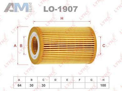 Масляный фильтр LYNX для Mercedes GLK 220/250 CDI LO-1907