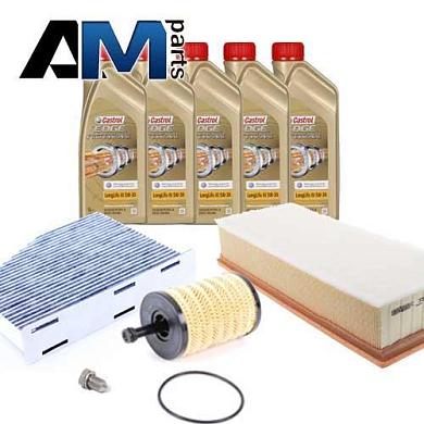 Набор ТО-1/3 Фольксваген Тигуан (2007-2011) 2.0 TDI 140 л.с. (масло Castrol LL3 5W30 504/507)