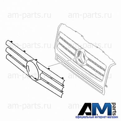 Накладка решетки радиатора Mercedes G-klasse W463 A4638881115