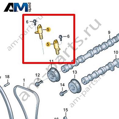 Натяжитель цепи VAG 0XW109507Купить натяжителя цепи 0XW109507 Фольксваген/Ауди/Шкода- минимальная цена