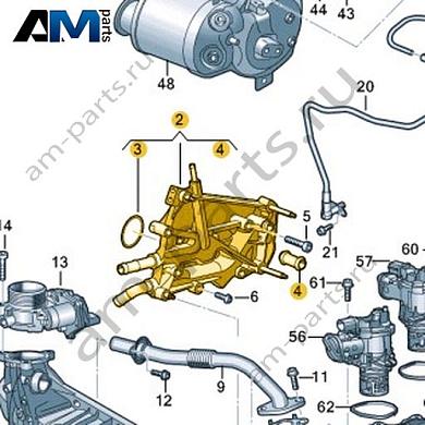 Кронштейн радиатора системы рециркуляции ОГ VAG 04L131425AAКупить кронштейн радиатора системы рециркуляции ОГ 04L131425AA на Фольксваген/Ауди/Шкоду- спец. Цена