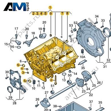 Блок цилиндров VAG 059103011FSКупить блок цилиндров 059103011FS на Фольксваген/Ауди/Шкоду- бесплатная доставка