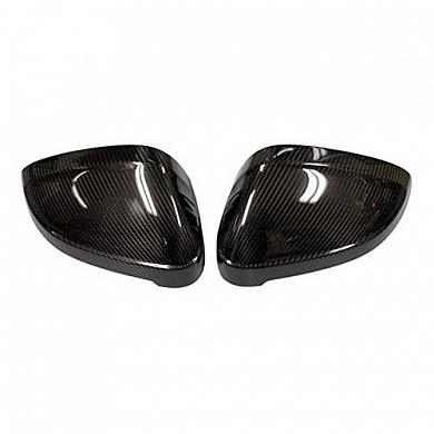 Накладки на зеркала карбон Ауди А4 В9 (рестайлинг) 8W00725303Q0