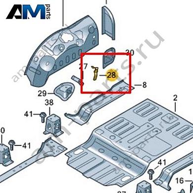 Кронштейн Volkswagen id-Buzz 2023-2024 1N3809236Купить кронштейн 1N3809236 на Фольксваген id-Buzz 2023-2024- гарантия наличия