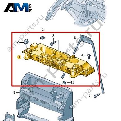 Несущая панель Volkswagen id4/id5 2021-2024 11A805563HКупить несущую панель 11A805563H для Фольксваген id4/id5 2021-2024 на выгодных условиях