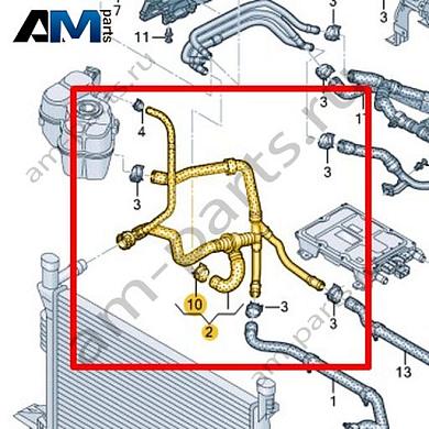 Шланг ОЖ с быстроразъемной муфтой Volkswagen id3 2020-2024 1EA122101BNКупить шланг ОЖ с быстроразъемной муфтой 1EA122101BN Фольксваген id3 2020-2024- минимальная цена