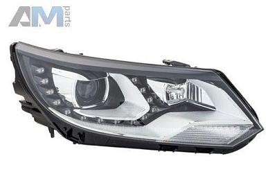 Фара правая (1ZS010748321) HELLA для Volkswagen Tiguan I (2012-2016)