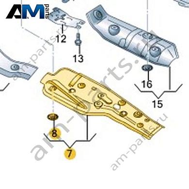 Теплозащитный экран днища Volkswagen AMAROK 2013-2016 2H0825725AКупить теплозащитный экран днища 2H0825725A на Фольксваген Амараок 2013-2016 на выгодных условиях