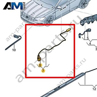 Светодиодный фонарь (слева) Volkswagen Jetta VII 2020-2024 17A919415Купить светодиодный фонарь (слева) 17A919415 на Фольксваген Джетта VII 2020-2024- спец. Цена