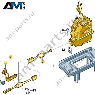 Механизм переключения передач Volkswagen AMAROK 2013-2016 2H1713041AКупить механизм переключения передач 2H1713041A Фольксваген Амараок 2013-2016 по минимальной цене