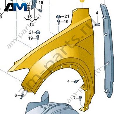 Переднее правое крыло Volkswagen T-Roc 2018-2024 2GA821022Купить переднее правое крыло 2GA821022 для Фольксваген Т-рок 2018-2024 на выгодных условиях