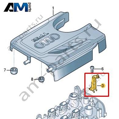 Держатель VAG 04E103932BКупить держатель 04E103932B для Фольксваген/Ауди/Шкода по минимальной цене