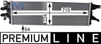 Дополнительный радиатор ОЖ (MAHLE) CIR8000P для  Volkswagen Caravelle T6 (2019-2023) 2.0TDI (199 л.с.) CXEC