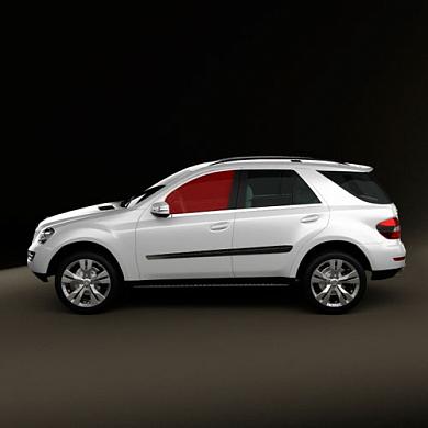 Стекло передней двери левое Mercedes ML W164 A1647250910