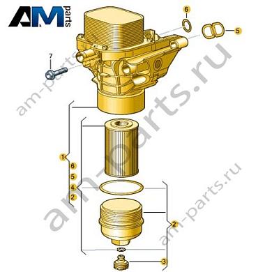 Масляный фильтр с фланцем VAG 03N115389AAКупить масляный фильтр с фланцем 03N115389AA на Фольксваген/Ауди/Шкоду- гарантия наличия