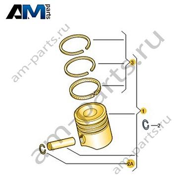 Поршень в сборе VAG 057107065CMКупить поршень в сборе 057107065CM на Фольксваген/Ауди/Шкоду- спец. Цена