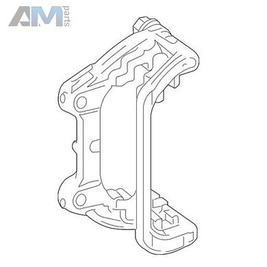 Скоба суппорта заднего левая на Mercedes GLC 2015-2025 A0004231706