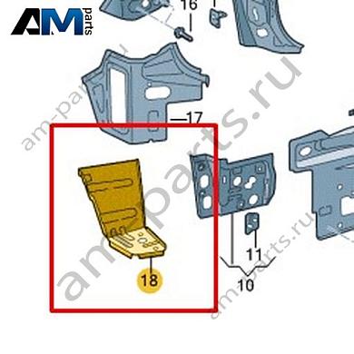 Упорный уголок Volkswagen T-Roc 2018-2024 2GA813393Купить упорный уголок 2GA813393 для Фольксваген Т-рок 2018-2024- спец. Цена
