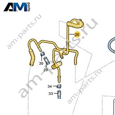 Топливопровод VAG 03L201360ADКупить топливопровод 03L201360AD на Фольксваген/Ауди/Шкоду- спец. Цена
