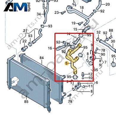 Шланг ОЖ с быстроразъемной муфтой VAG 1K0121049DNКупить шланг ОЖ с быстроразъемной муфтой 1K0121049DN для Фольксваген/Ауди/Шкода- минимальная цена