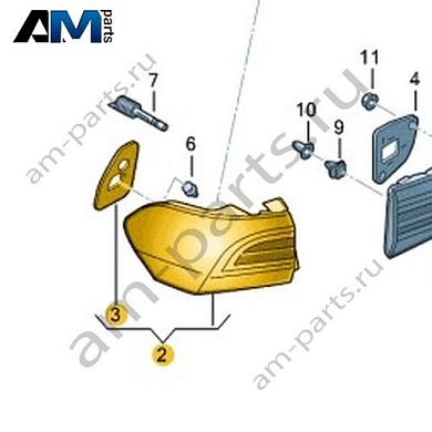 Светодиодный задний правый фонарь Volkswagen Taigo 2022-2024 2G7945096Купить светодиодный задний правый фонарь 2G7945096 Фольксваген Тайго 2022-2024 на выгодных условиях