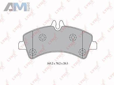 Колодки тормозные задние LYNX для Мерседес Спринтер (W906) BD-5344
