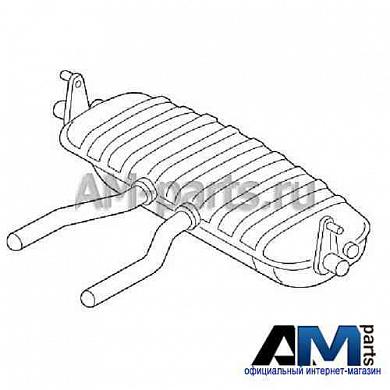 Задний глушитель для Volkswagen Touareg 7P6253609ABКупить оригинальный задний глушитель Volkswagen Touareg 7P6253609AB- Бесплатная доставка