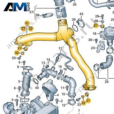 Напорная трубка VAG 057145673KКупить напорную трубку 057145673K на Фольксваген/Ауди/Шкоду- минимальная цена