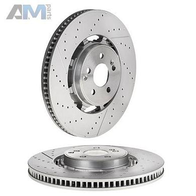 Задние перфорированные диски A1674231000 для Mercedes V167 GLE AMG 53