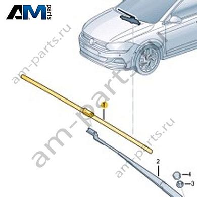 Комплект щеток стеклоочистителя VAG 2G1998002Купить комплект щеток стеклоочистителя 2G1998002 на Фольксваген/Ауди/Шкоду- спец. Цена